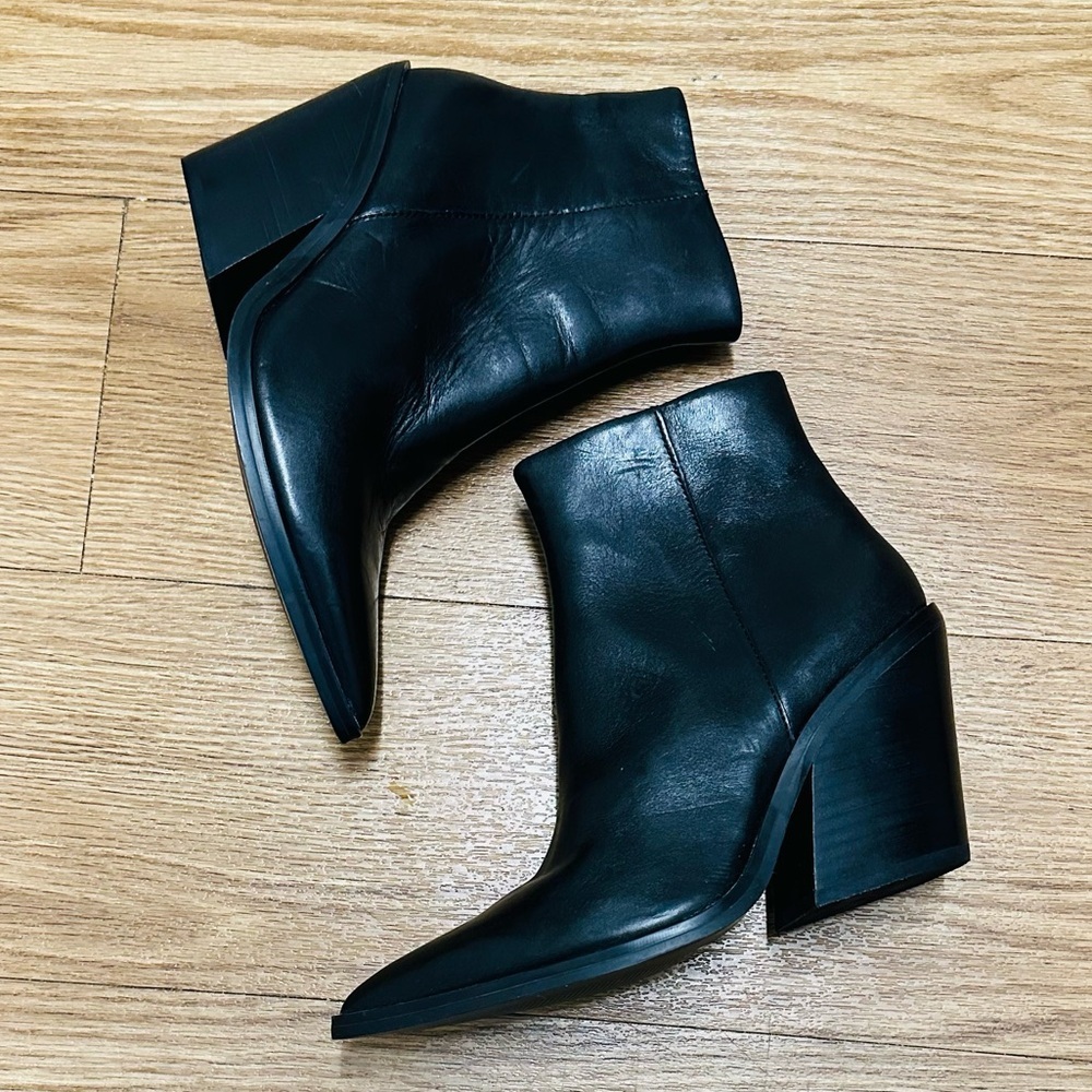 STEVE MADDEN wedge leather Ankle Boots